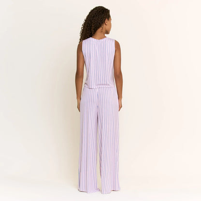 Sundown Sanctuary V Tank Pant Set - Honeydew Intimates
