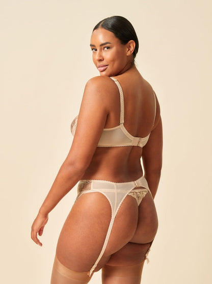 VIP Fleur D'Or Suspender In Gold - Gossard