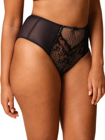 Lacage High Waist Brief In Black - Gossard
