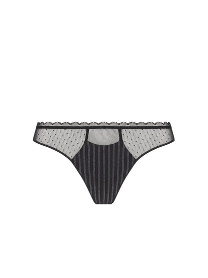 Jolie Dandy Thong In Black - Antigel