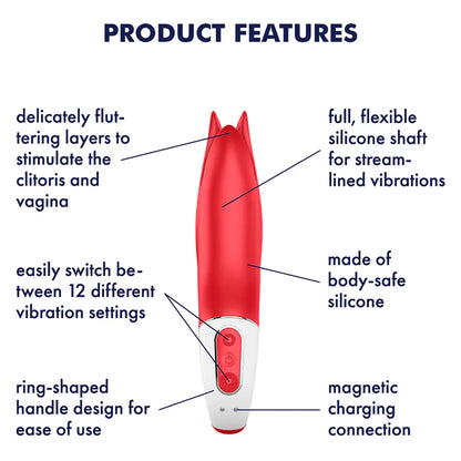 Power Flower In Red - Satisfyer