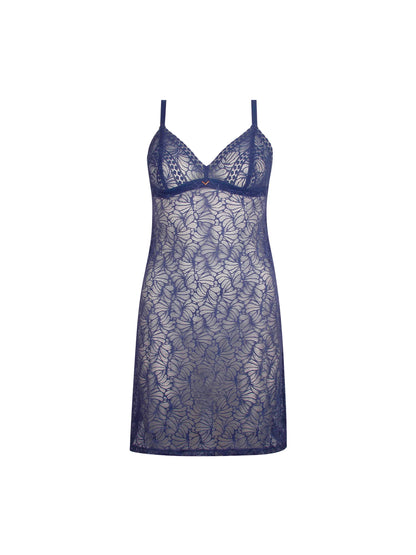 Atelier Seduction Sexy Nightie In Bleu Purple - Antigel