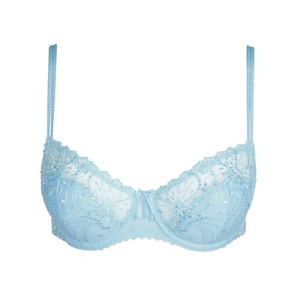 Jane Padded Balcony Bra in Milky Blue - Marie Jo