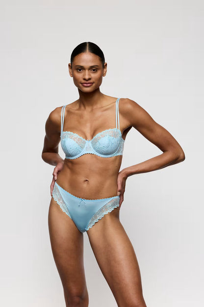 Jane Padded Balcony Bra in Milky Blue - Marie Jo