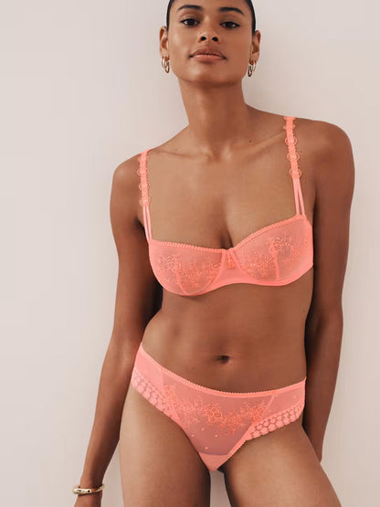 Annaelle Thong in Neon Peach - Marie Jo