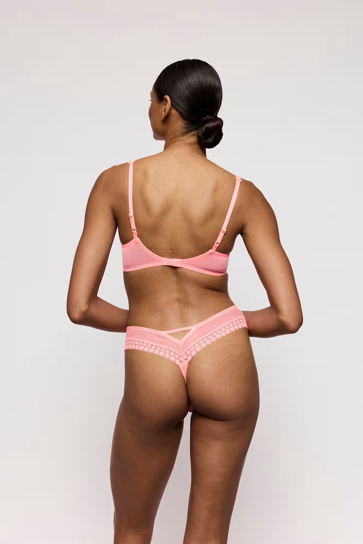 Annaelle Thong in Neon Peach - Marie Jo