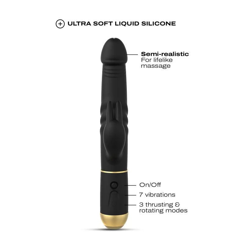 Furious Rabbit 2.0 In Black & Gold - DORCEL