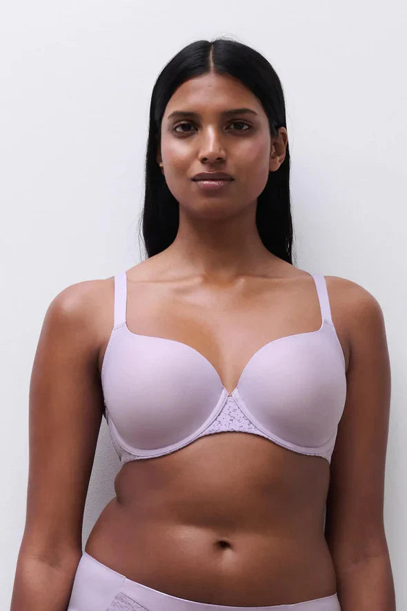 Norah Comfort Smooth Sweetheart T-Shirt Bra In Mauve - Chantelle