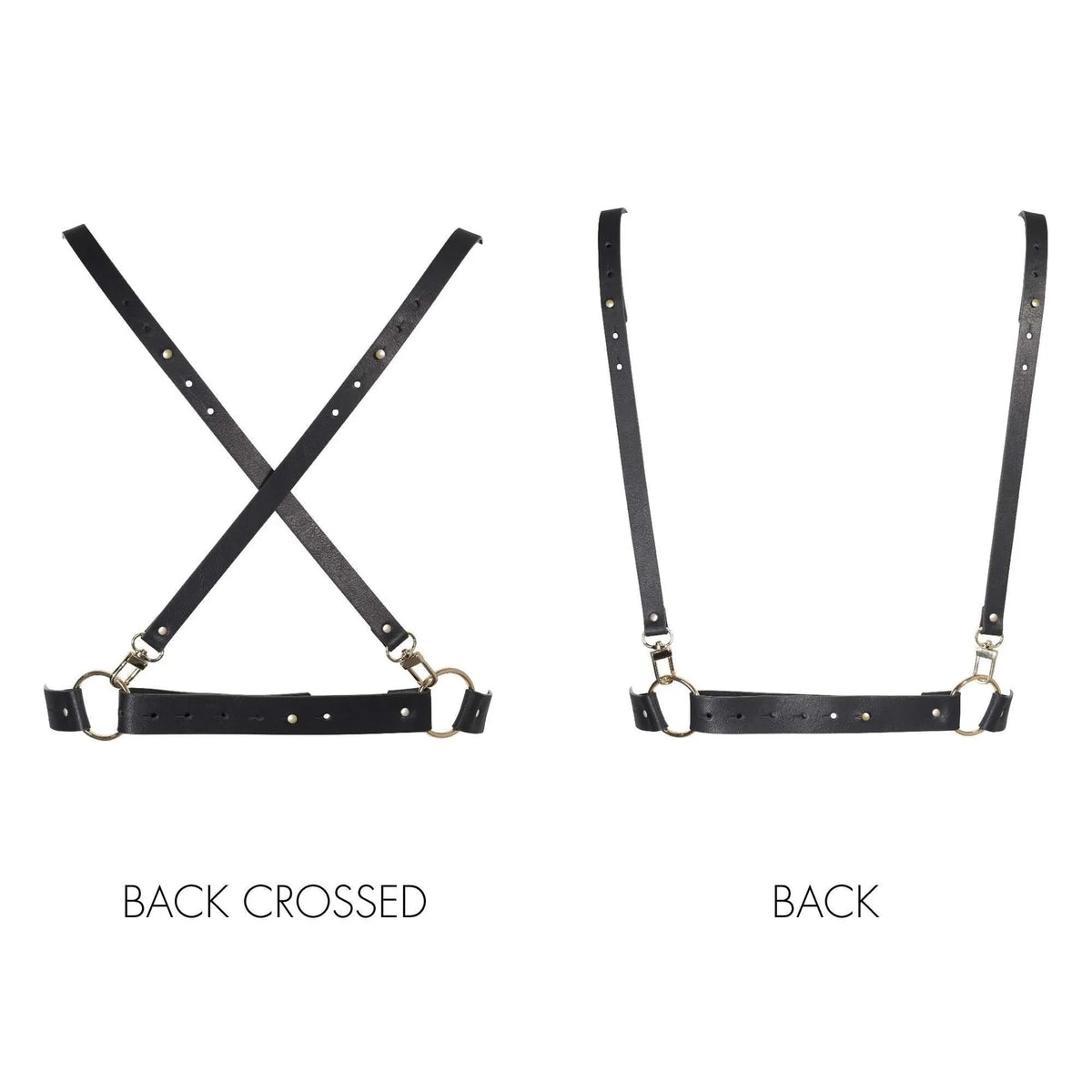 Maze X-Harness In Black - Bijoux Indiscrets