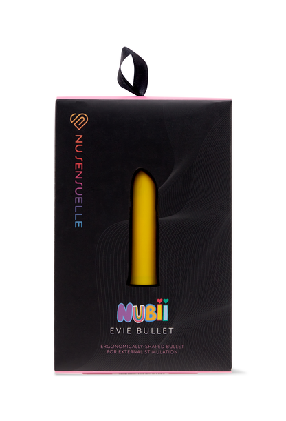 Nu Sensuelle Evie Nubii Rechargeable Silicone Bullet In Yellow