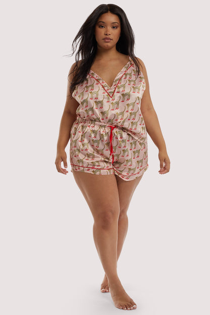 Bouffants Recycled Satin Cami Top - Playful Promises