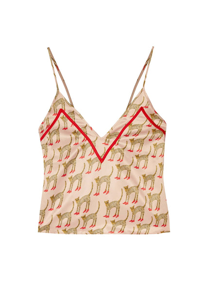 Bouffants Recycled Satin Cami Top - Playful Promises