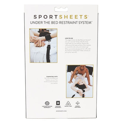 Under the Bed Restraint System In Black - Sportsheets