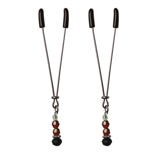 Nipple Clips In Ruby Black