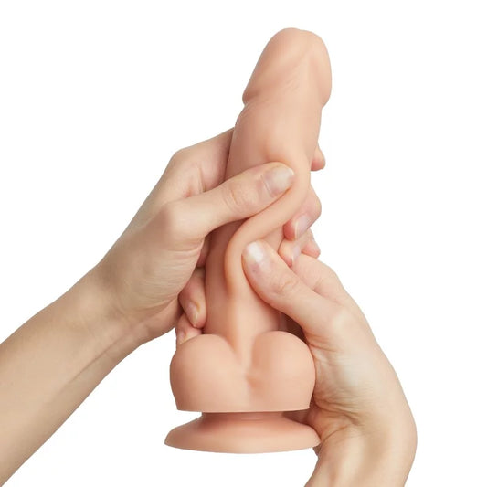 Sliding Skin Realistic Dildo In Vanilla - Love to Love