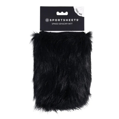 Spiked Sensory Mitt In Black - Sportsheets - BraTopia