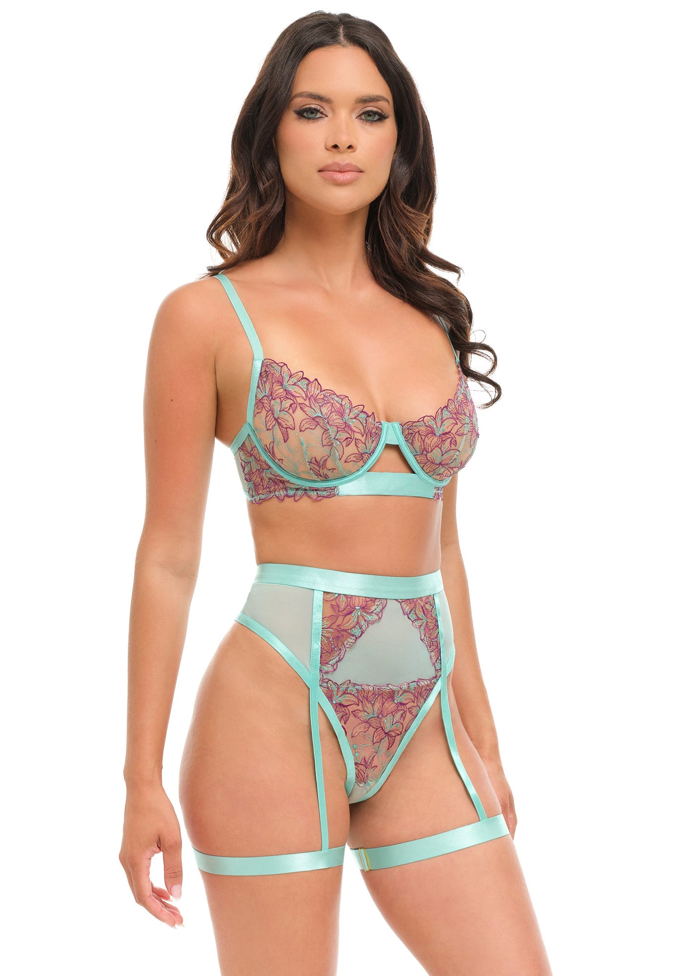 Adaline Embroidered 2 Piece Set - Oh La La Cheri
