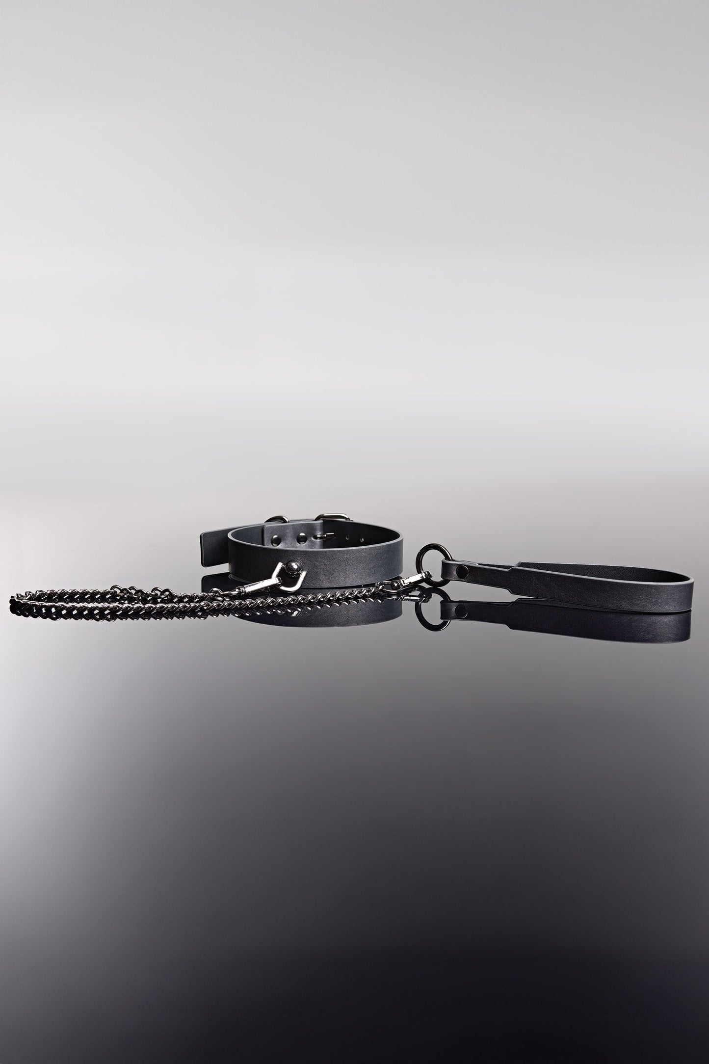 Collar & Leash Set In Grey - Coquette