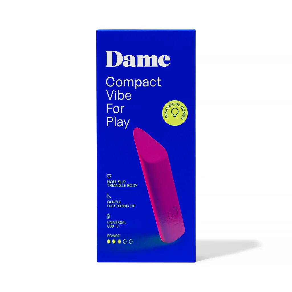 Zig Lipstick Bullet Vibrator in Pink - Dame