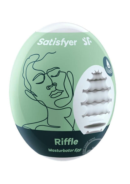 Masturbator Egg Riffle In Green - Satisfyer