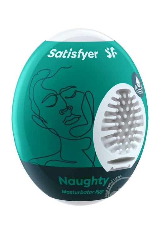 Masturbator Egg Naughty In Green - Satisfyer