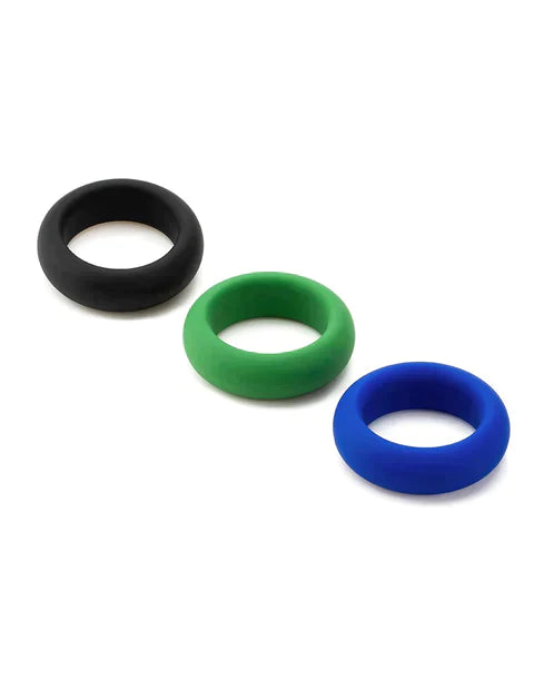 3 Pack Silicone C-rings In Multi