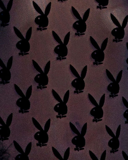 Bunny Noir Slip In Black - Playboy