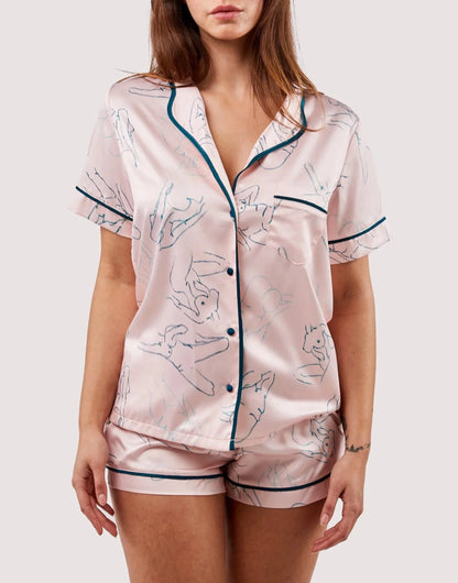 Felicity Hayward Venus Printed Pyjama Set In Venus Printed - Playful Promises
