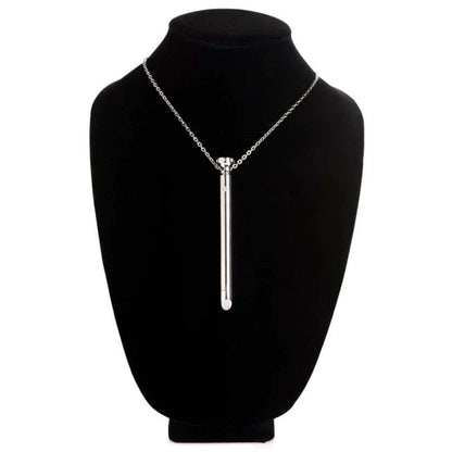 7X Vibrating Necklace In Silver