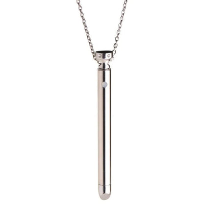 7X Vibrating Necklace In Silver